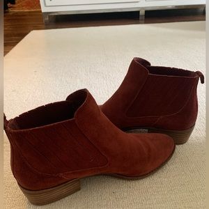 Suede booties